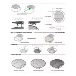 Big Green Egg Multi-Level Rack 2-Piece