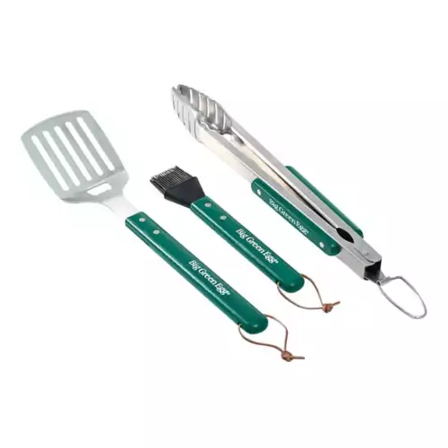 Big Green Egg 3-Piece Stainless Steel BBQ Tool Set 2 Big Green Egg 3-Piece Stainless Steel BBQ Tool Set