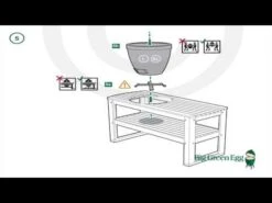 Big Green Egg Acacia Hardwood Table For Large EGG -Big Green Egg frqyxknhnopy 1