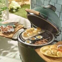 Big Green Egg Large Half-Moon ConvEGGtor (also Works With The Large EGGspander) -Big Green Egg mejfdbnkwkwi