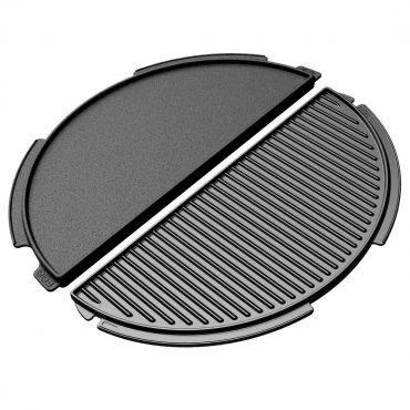 Big Green Egg Half Moon Cast Iron Plancha Griddle For 2XL, XL, And Large EGGs 3 Big Green Egg Half Moon Cast Iron Plancha Griddle For 2XL, XL, And Large EGGs